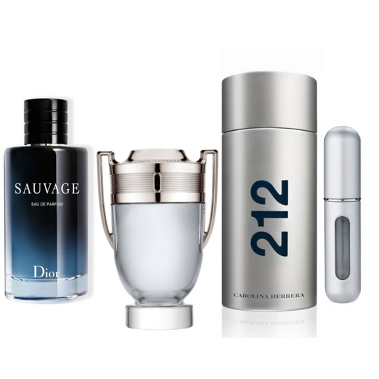PROMO(212 MEN,INVICTUS,SAUVAGE+PERFUMERO