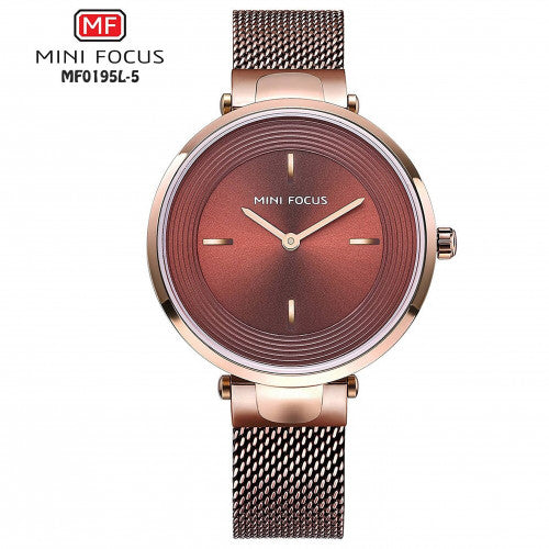 MF0195L-5 MINI FOCUS MALLA COBRE/CAFÉ